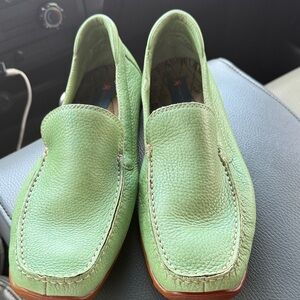 Stacy Adam's Mint Green Leather Men's Loafers
